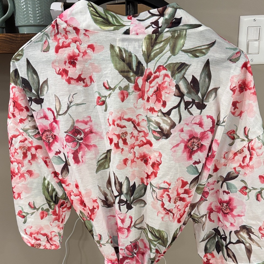 Show Me Your MuMu Garden Bloom Kimono Robe Cover Up One Size - Picture 6 of 7